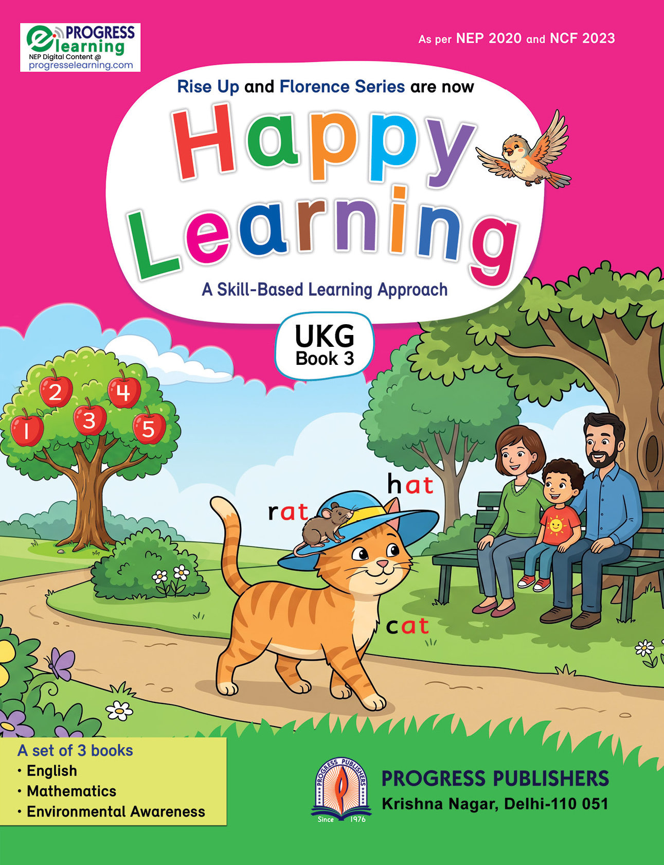 HAPPY LEARNING UKG BOOK 3